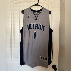 Adidas Detroit Basketball Jersey Size XL